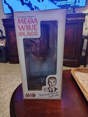 Mega Wine Glass – Clear 25-Ounce Stemmed Glass